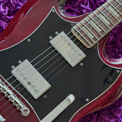 Early 1970s Teisco SG Style Electric Guitar Cherry Red (MIJ Kawai)