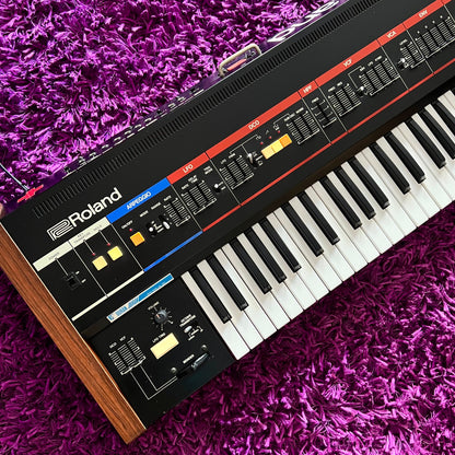 Roland JUNO-60 Polyphonic Analog Synthesizer 1980s Vintage (Serviced & Refurbished) (w/ OHSC!)