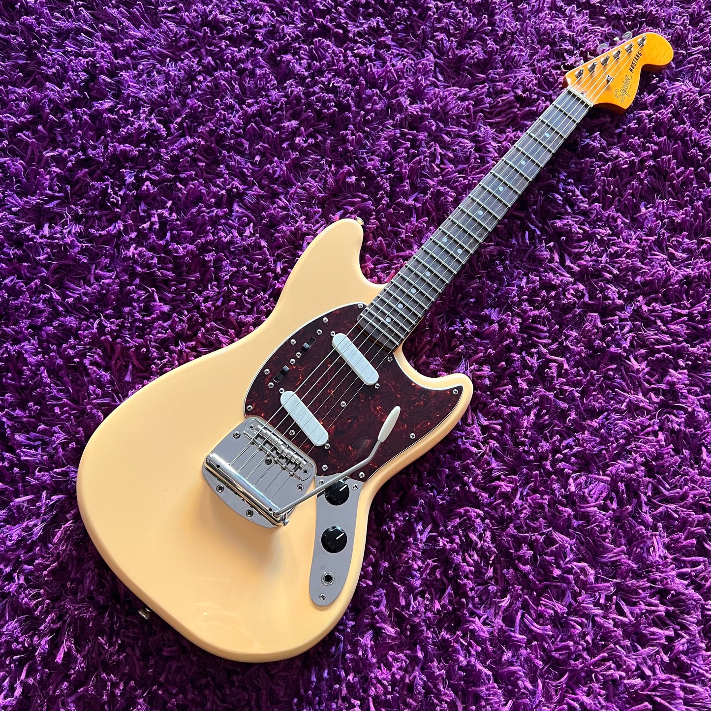 2020 Squier Classic Vibe '60s Mustang Vintage White (w/ Armour Gig Bag)