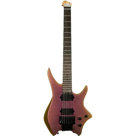 HILS HN6 – Gloss Ultra Gold – Headless 6-String Guitar
