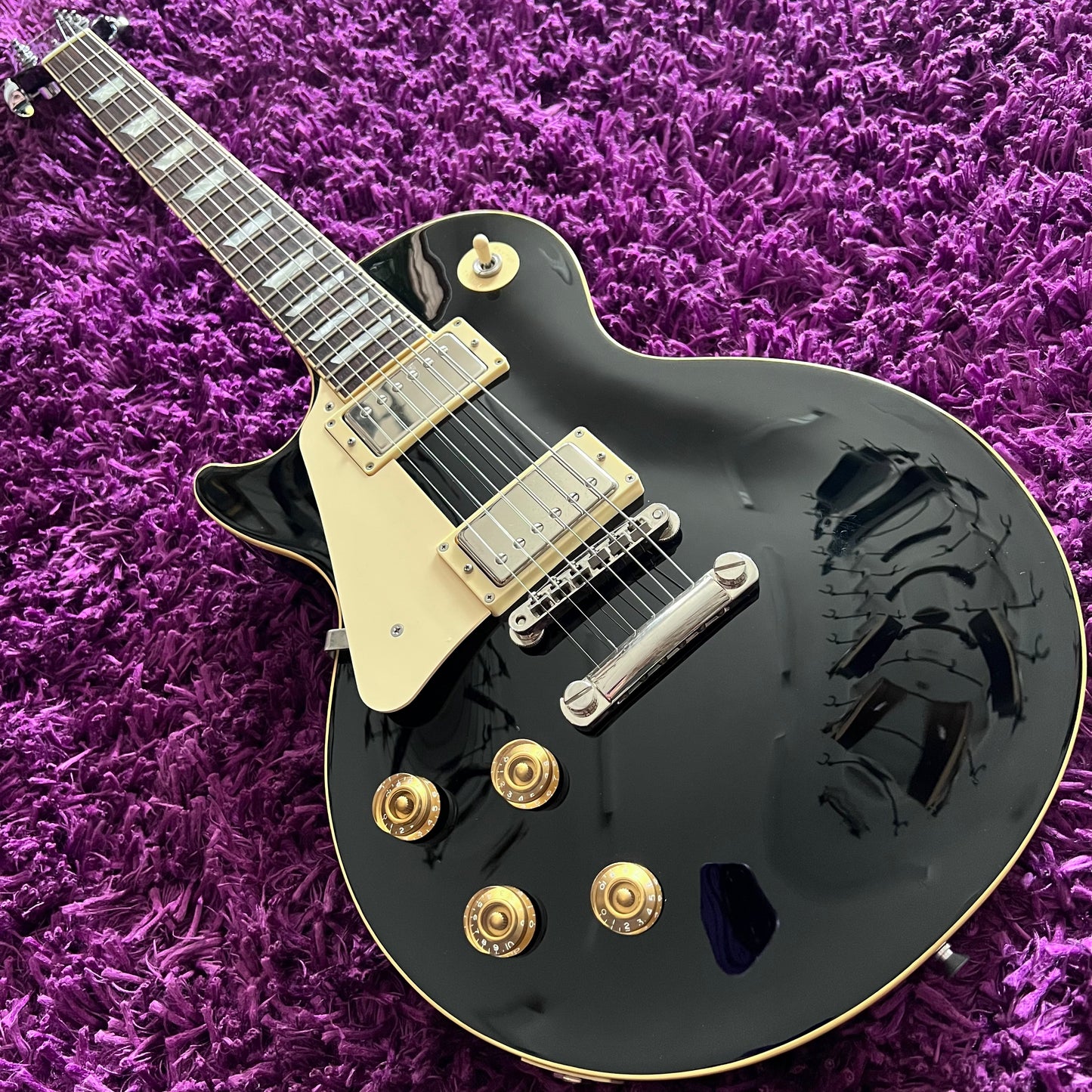 2003 Epiphone Elite Les Paul Standard Left Handed Black (MIJ Fujigen) (w/ OHSC)