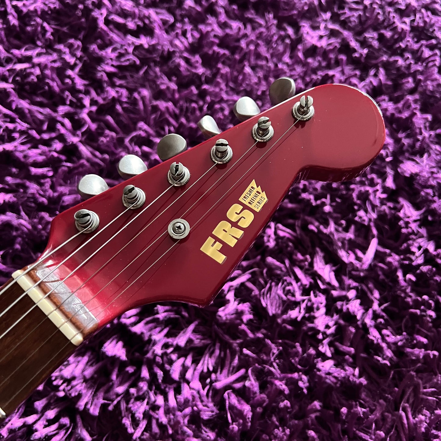 1980s Fresher Refined Series FRS SS-38 Stratocaster Crimson