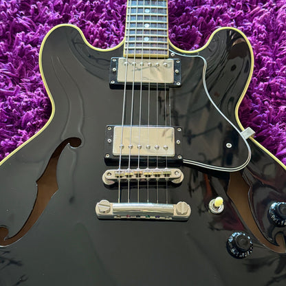 2012 Fujigen Masterfield MSA-HP Semi-Hollow Black (MIJ Fujigen) (w/ HSC)