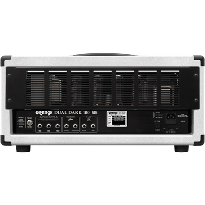 Orange Dual Dark 100 DD100H Limited Edition Amp Head - White