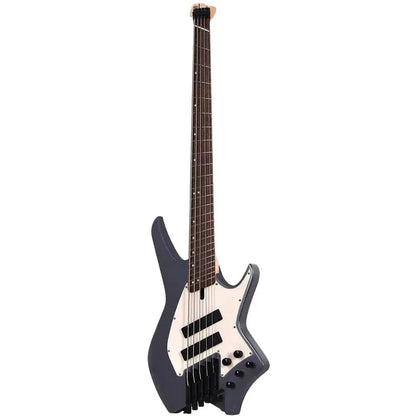 HILS HNB5 – Gloss Gunmetal Gray – Headless 5-String Bass
