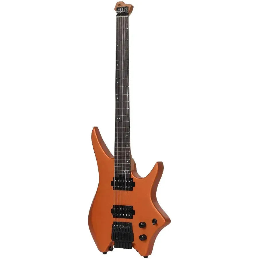 HILS HN3 – Satin Metallic Coral Orange – Headless 6-String Guitar