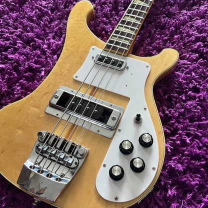 1977 Greco RB-700N Bass Guitar Mapleglo (Rickenbacker 4001 Style) (w/ OHSC) (MIJ)