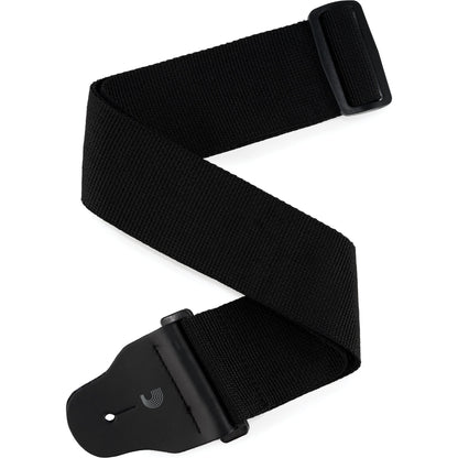 D'Addario Bass Guitar Strap w/ Internal Pad, Black, 3 inches wide