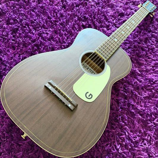 2020s Gretsch Jim Dandy Parlor Acoustic Guitar WN Aged White Pickguard Frontier Stain