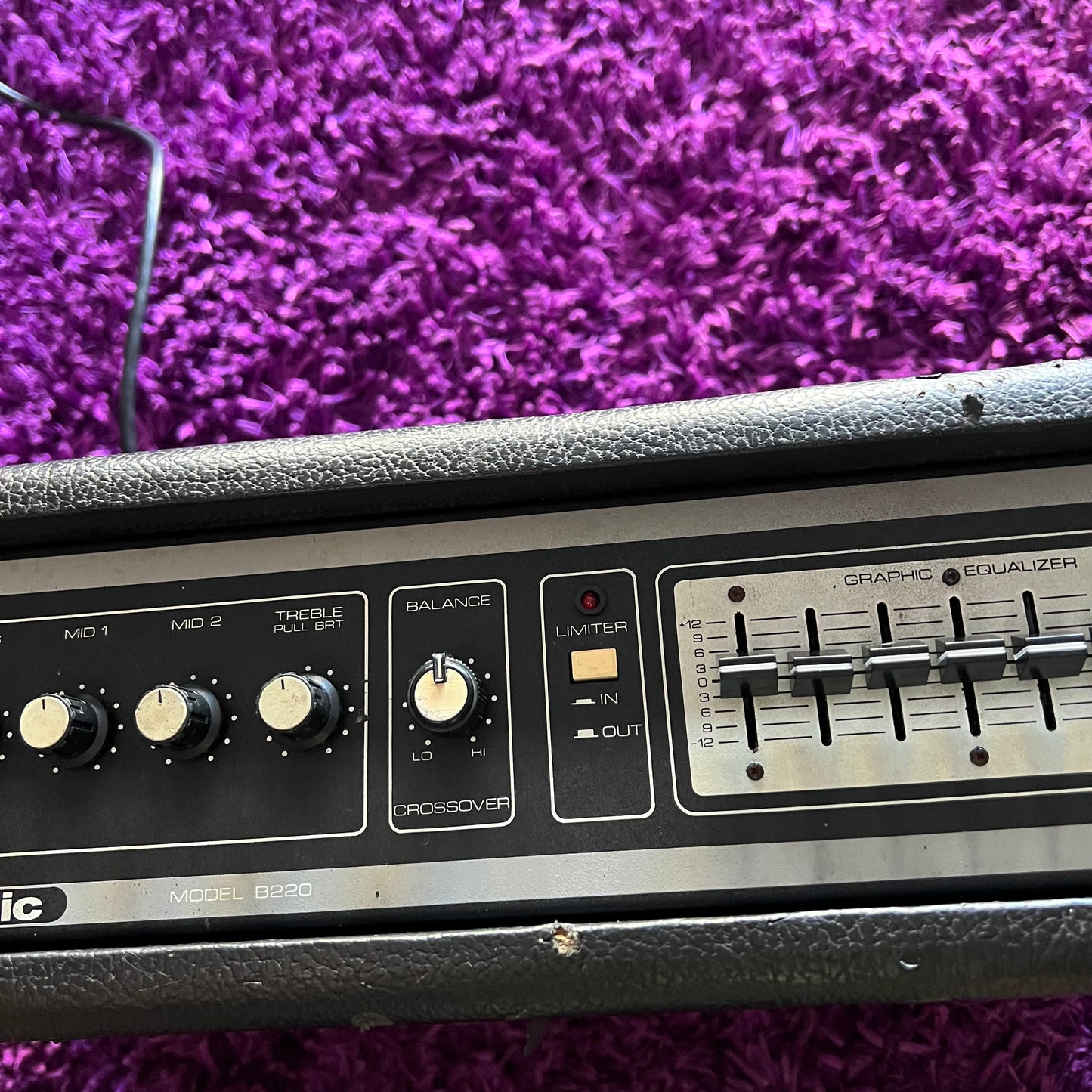 1980s Acoustic Model B220 Bass Head 220W (Made In USA)