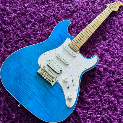 2020s Artist AS30 Blue Flame Electric Guitar HSS (w/ Gig Bag)