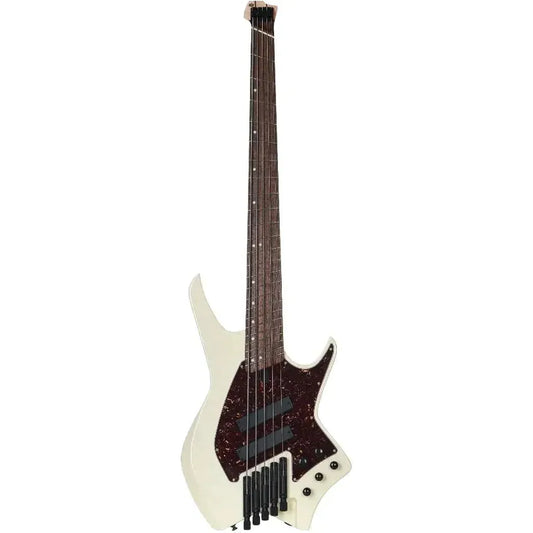 HILS HNB5 – Gloss Ivory – Headless 5-String Bass