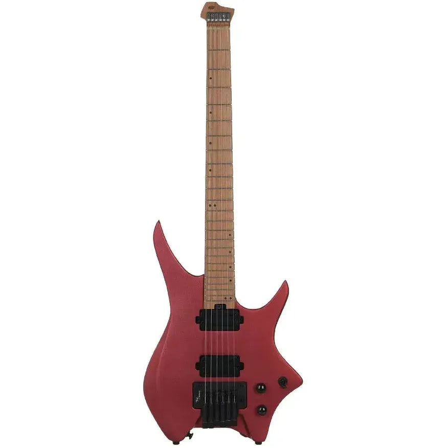 HILS HN4 – Satin Ruby Red – Headless 6-String Guitar