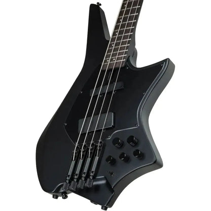 HILS HZB4 – Satin Black – Headless 4-String Bass