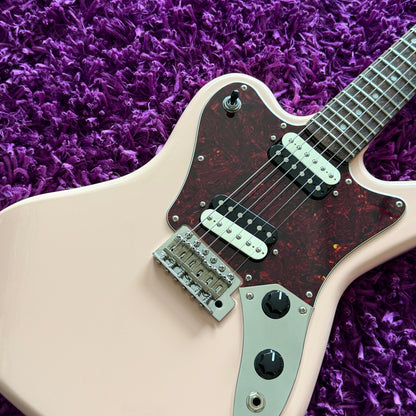 2021 Squier Paranormal Series Super-Sonic Shell Pink
