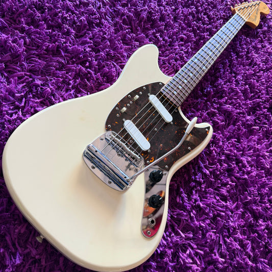 2004-05 Fender Mustang MG-66 VWH Vintage White (CIJ) (w/ HSC)