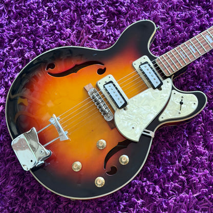 Late-1960s Aria Diamond 1202T Hollow Body Electric Guitar (MIJ Matsumoku)