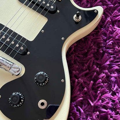 2007 Gibson Melody Maker Double 1959 Vintage Reissue Electric Guitar White (w/ HSC)