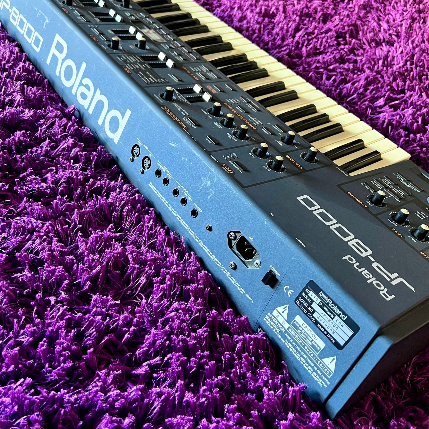 Late 1990s Roland JP-8000 Polyphonic Analog Modelling Synthesizer (Factory 240V)