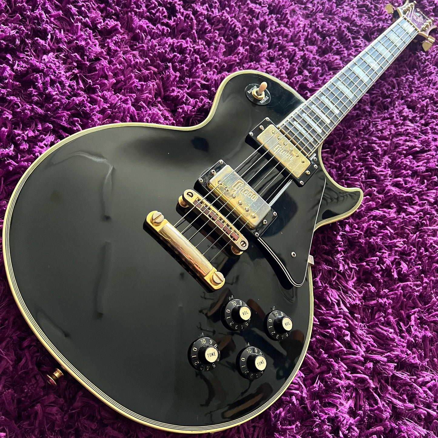 1974 Greco EG-650B Les Paul Custom Black (MIJ Matsumoku)