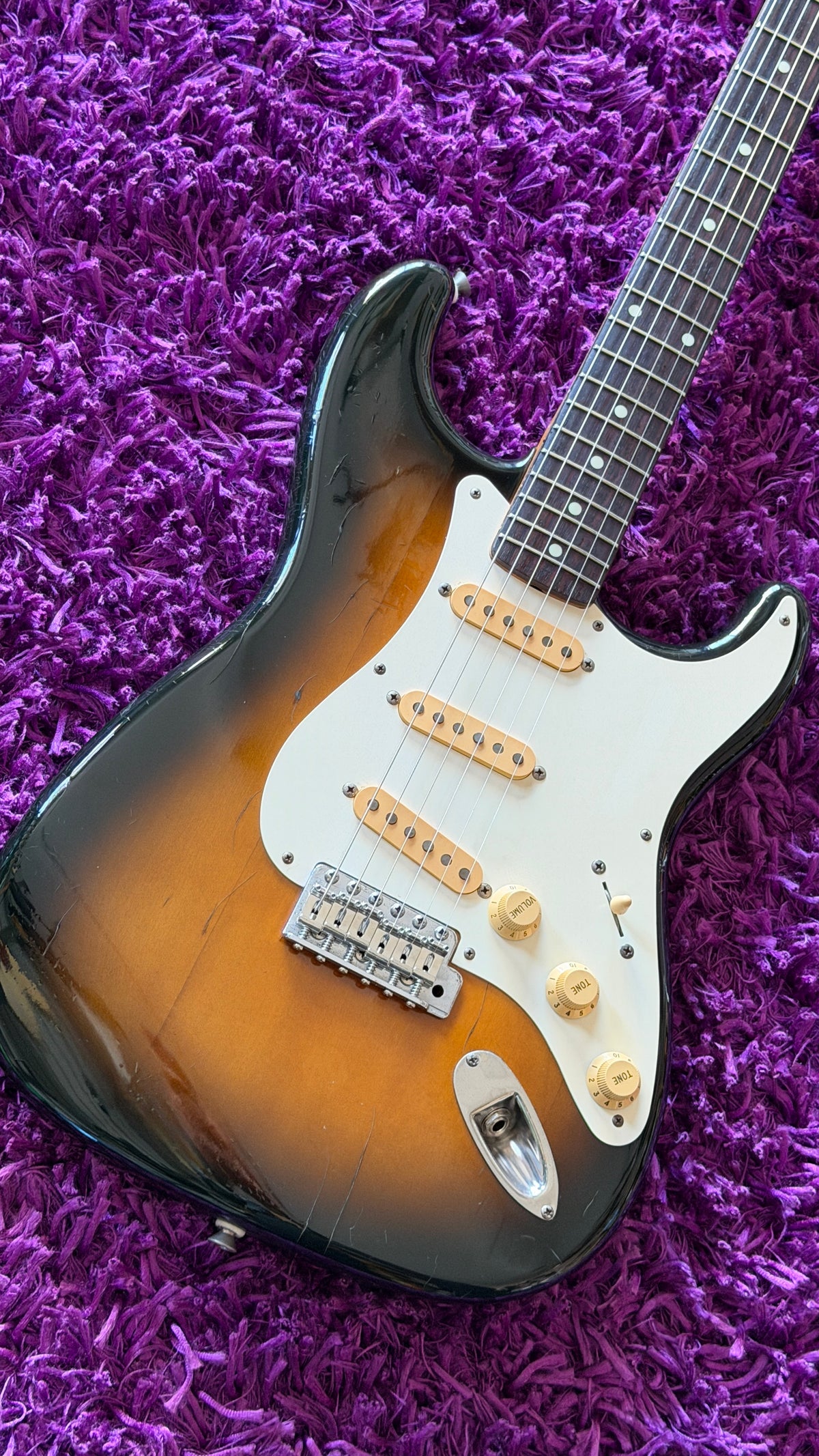 1984-87 Fender Boxer Stratocaster ST-456 Tobacco Sunburst (MIJ Fujigen)
