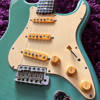 1993-94 Fender Japan Stratocaster ST-362 '62 Reissue Daphne Blue (MIJ Fujigen)