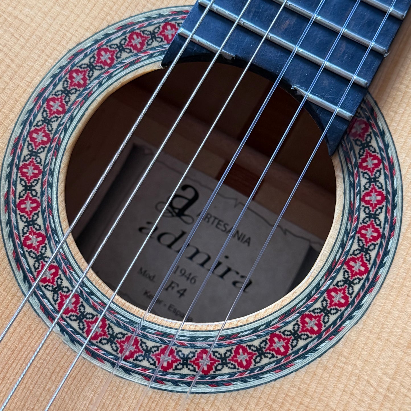 2020s Admira F4 Solid-Top Classical Guitar Flamenco (Made in Spain)
