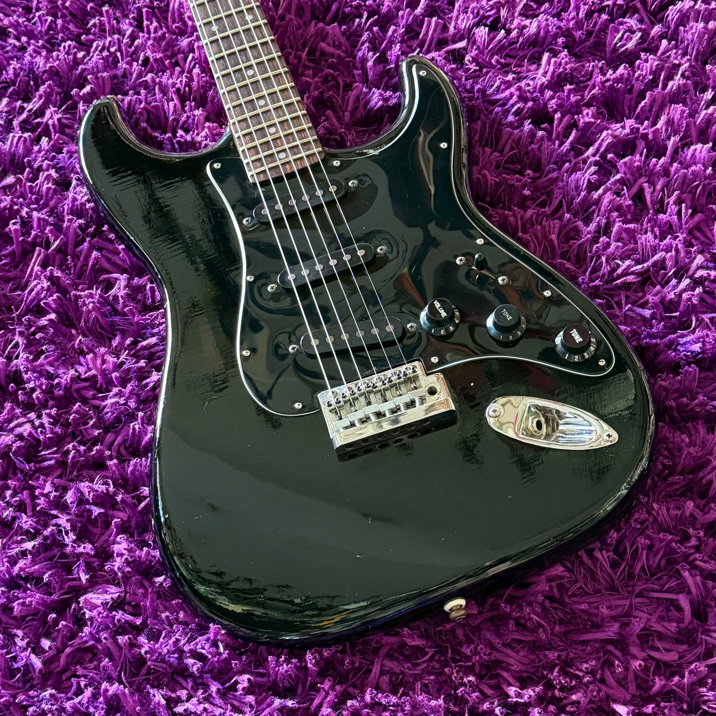 Late '80s/Early 90s Onyx (Samick) Stratocaster Black (Made in Korea)