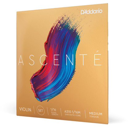 D'Addario Ascenté Violin A String – 1/16 Scale – Medium Tension