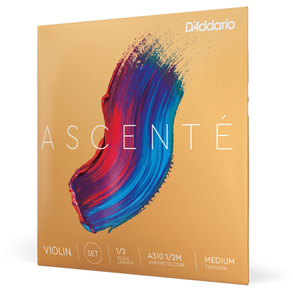 D'Addario Ascenté Violin A String – 1/2 Scale – Medium Tension