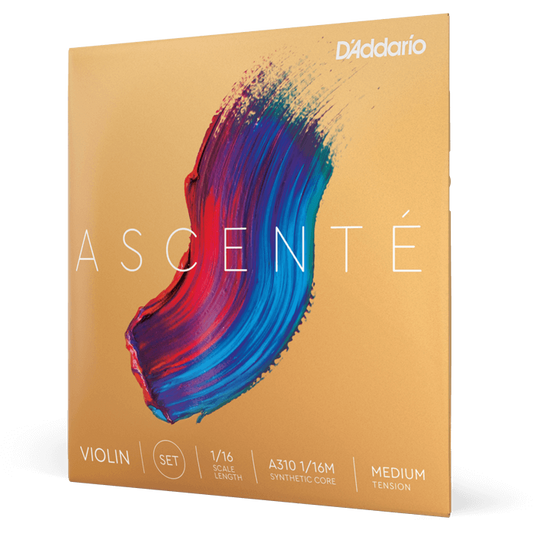 D'Addario Ascenté Violin G String – 1/16 Scale – Medium Tension