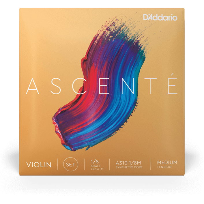 D'Addario Ascenté Violin G String – 1/8 Scale – Medium Tension