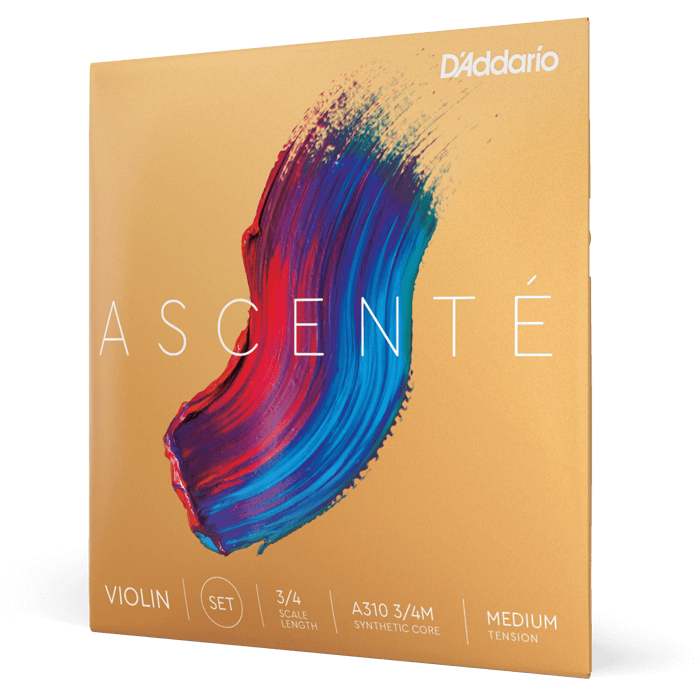 D'Addario Ascenté Violin G String – 3/4 Scale – Medium Tension