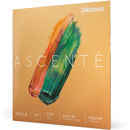 D'Addario Ascenté Viola String Set, Long Scale, Medium Tension