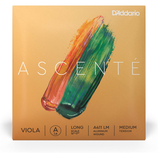 D'Addario Ascenté Viola A String, Long Scale, Medium Tension