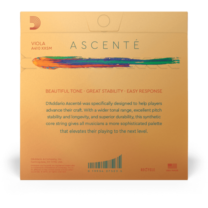 D'Addario Ascenté Viola G String – Extra-Extra-Short Scale – Medium Tension