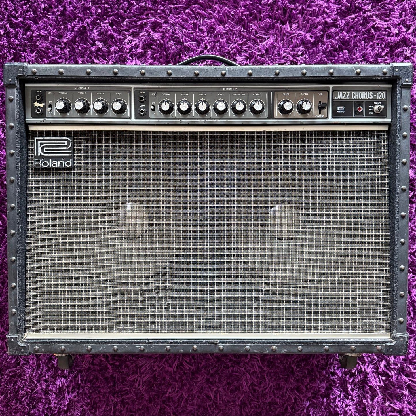 1986 Roland Jazz Chorus JC-120 120-Watt Solid-State Guitar Combo Amplifier (Made in USA)