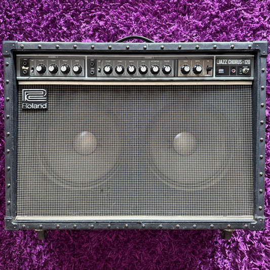 1986 Roland Jazz Chorus JC-120 120-Watt Solid-State Guitar Combo Amplifier (Made in USA)