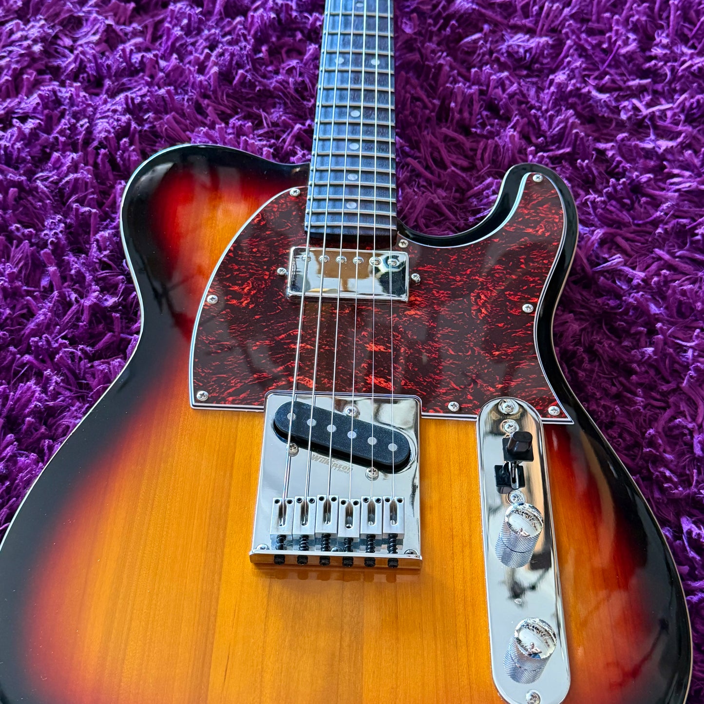 2020s Jet JT-350 Sunburst Telecaster Custom Style Electric Guitar