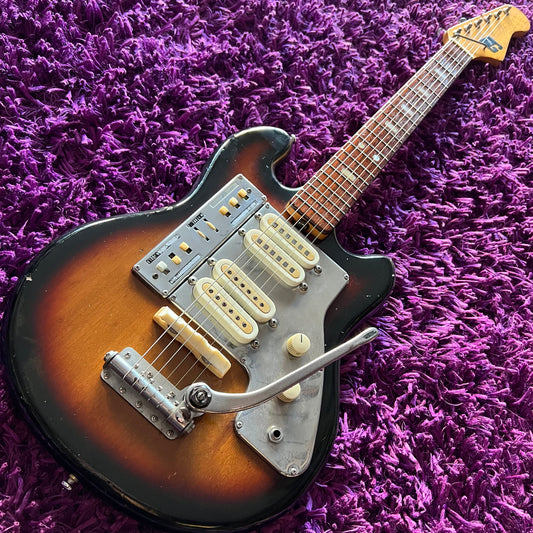 Early 1960s Guyatone LG-140T Electric Guitar (Tobacco Sunburst) (MIJ)