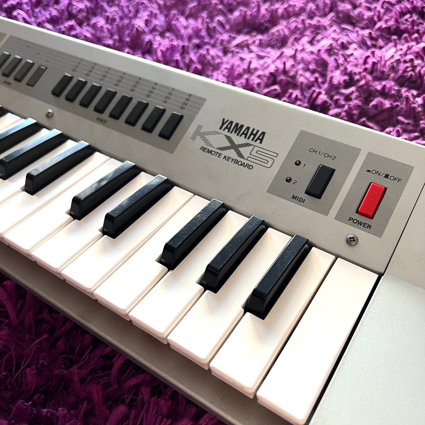 1980s Yamaha KX-5 Vintage MIDI Remote Keyboard Controller Keytar