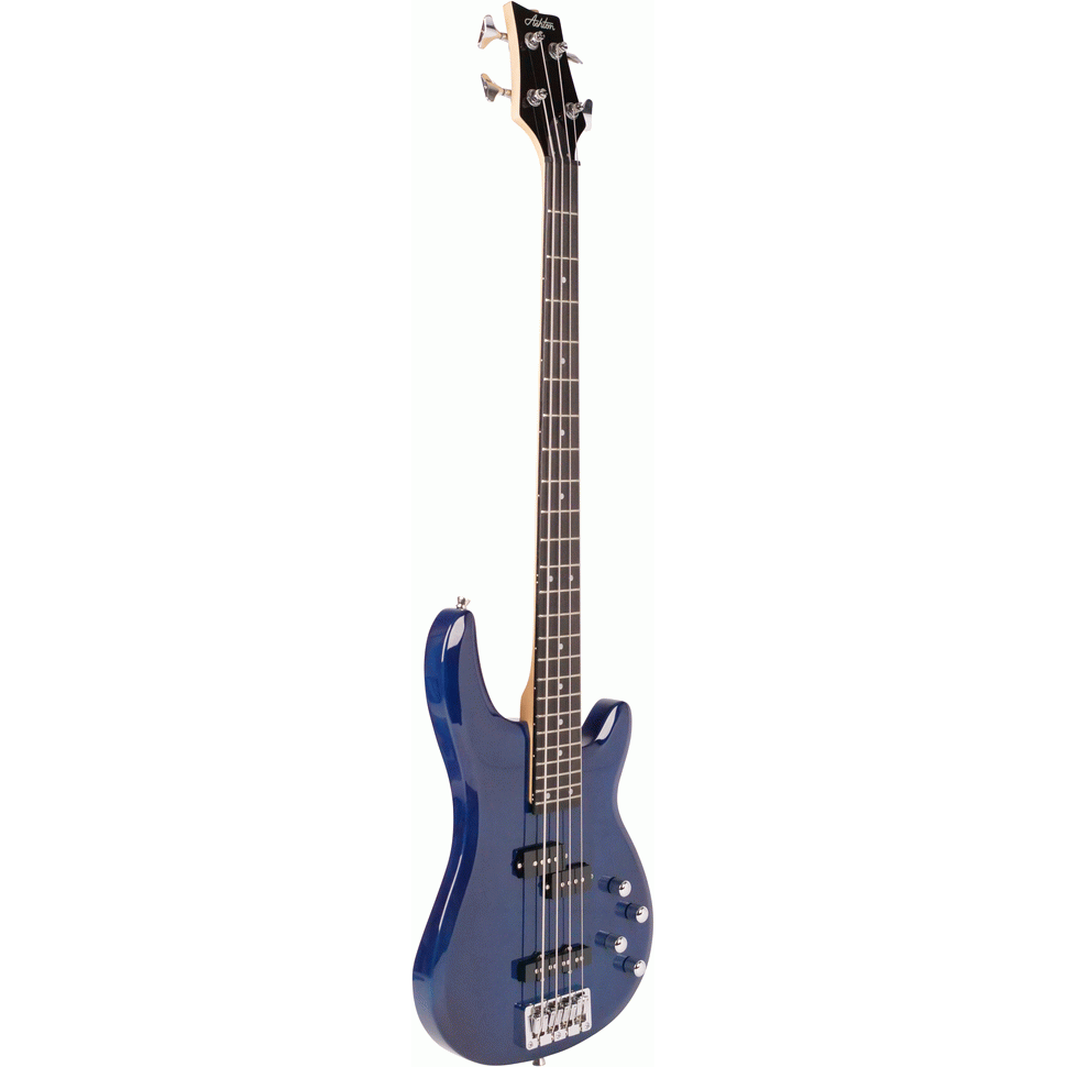 Ashton AB4TDB Bass Guitar in Blue