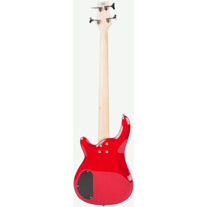 Ashton AB4TRD Bass Guitar in Red