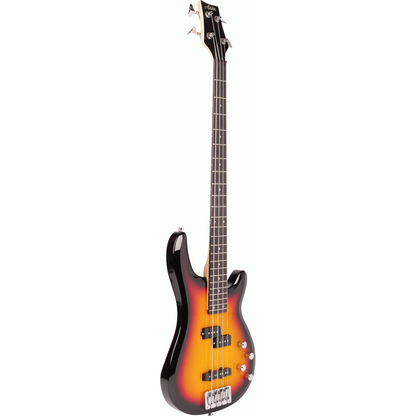 Ashton AB4TSB Bass Guitar in Sunburst