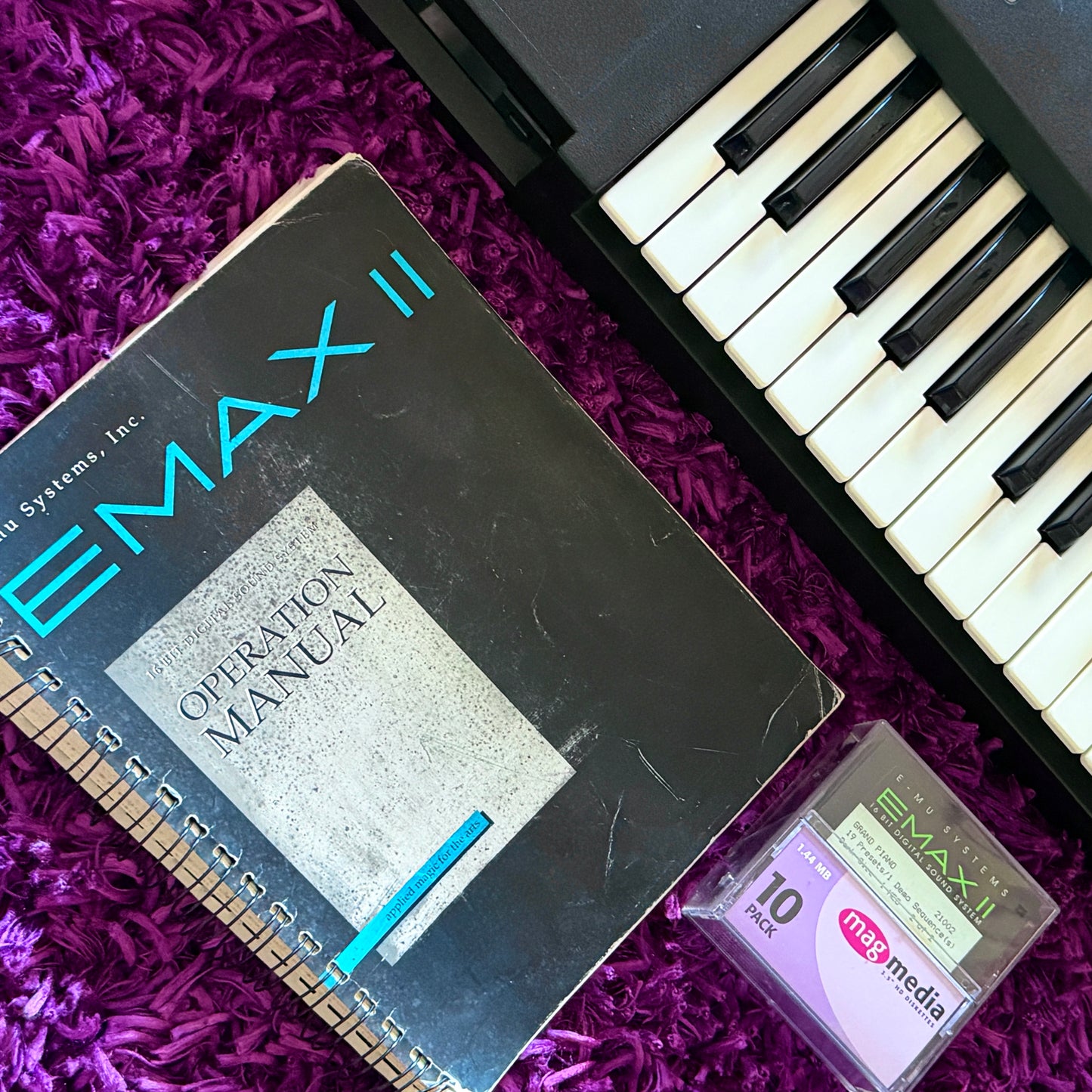 1990s E-MU Systems Emax II 61-Key 16-Bit Sampler Workstation