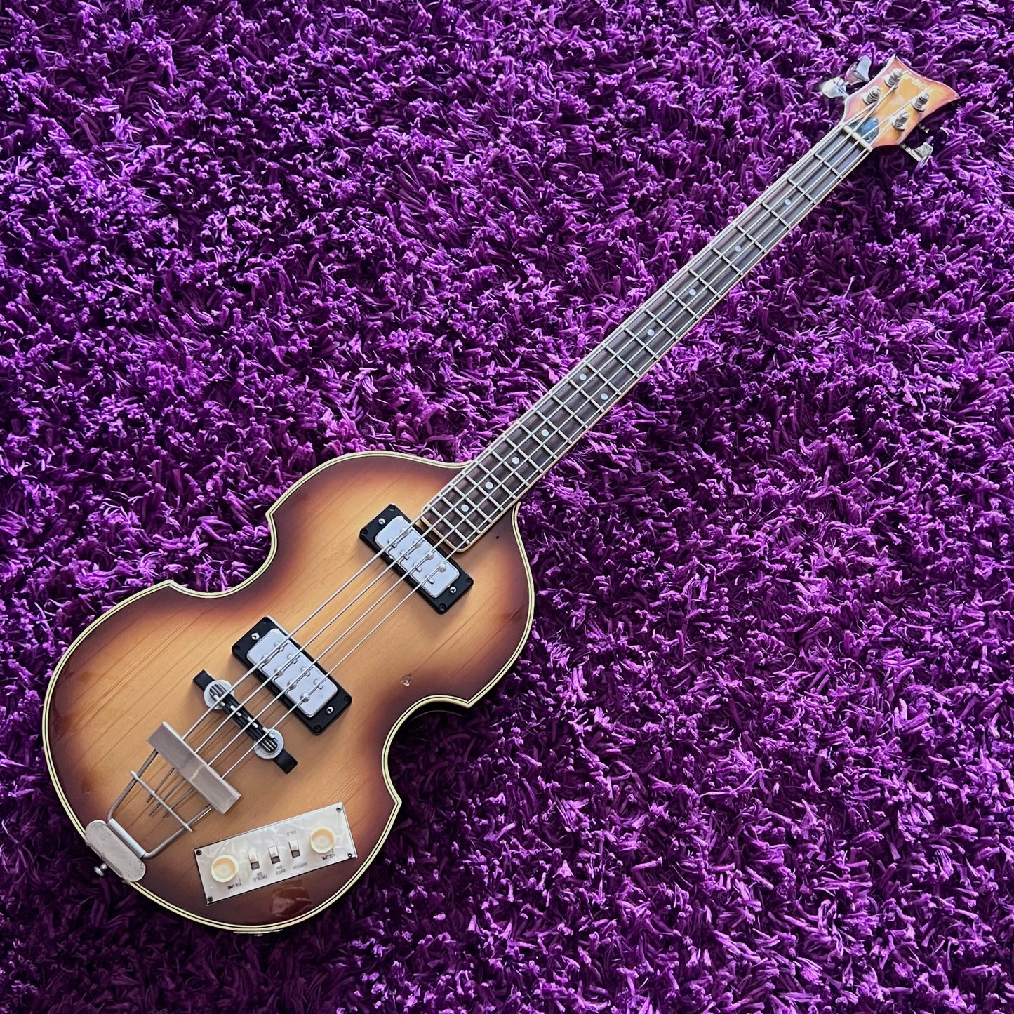 1976 Greco VB-450 Violin Bass Hollowbody Beatle Bass (MIJ) (w/ OHSC)