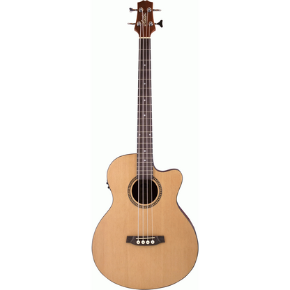 Ashton ACB400CEQNTM Acoustic Bass Guitar with Cutaway and EQ