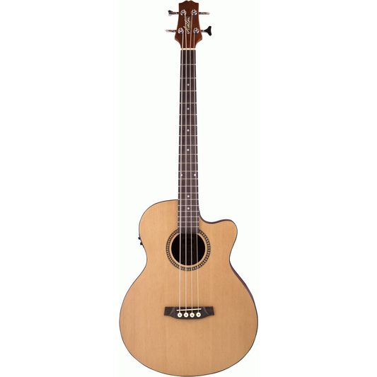 Ashton ACB400CEQNTM Acoustic Bass Guitar with Cutaway and EQ