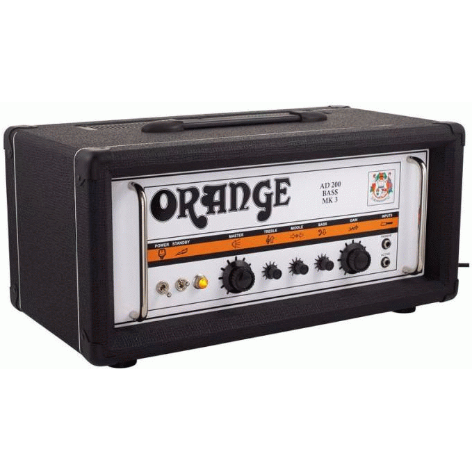 Orange AD200B Bass Head in Black