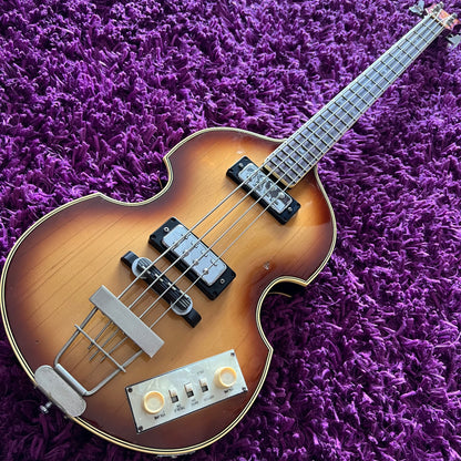 1976 Greco VB-450 Violin Bass Hollowbody Beatle Bass (MIJ) (w/ OHSC)